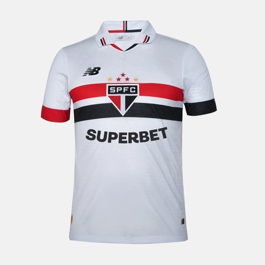 Camisa São Paulo Jogo 1 New Balance Torcedor 2024 Oficial