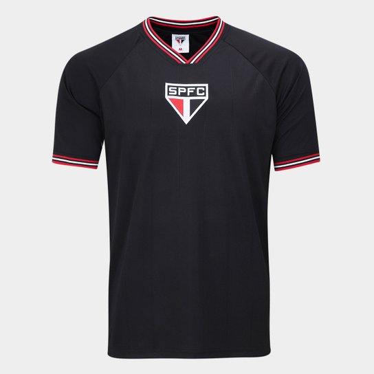 Camisa São Paulo Lotus Jacquard Masculina