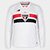 Camisa São Paulo Manga Longa I 26/27 New Balance Masculina - Branco+Vermelho