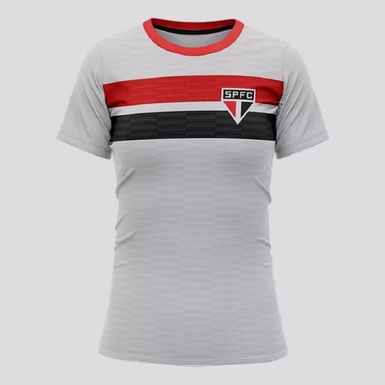 Camisa São Paulo Realistic Feminina Branca