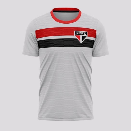 Camisa São Paulo Realistic Infantil Branca