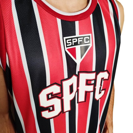 Camisa São Paulo Regata Basquete SPFC Listrada - Masculino