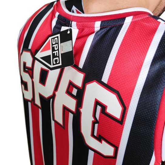 Camisa São Paulo Regata Basquete SPFC Listrada - Masculino