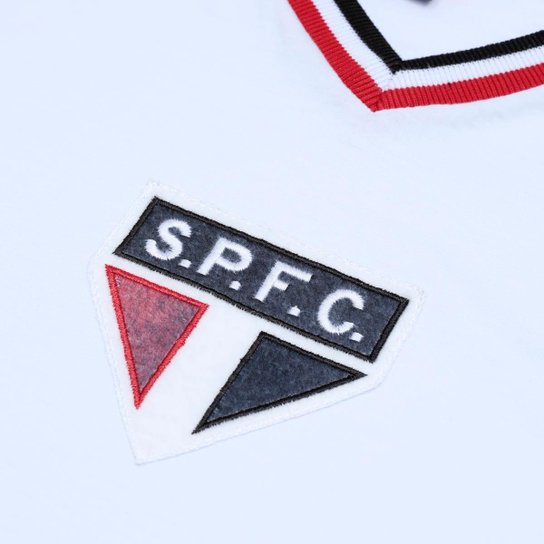 Camisa São Paulo Retrô 1930 White Manga Longa Masculina