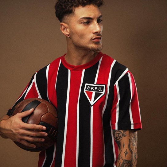 Camisa São Paulo Retrô 1934 Manga Curta Masculina