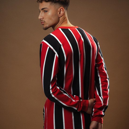 Camisa São Paulo Retrô 1934 Manga Longa Masculina