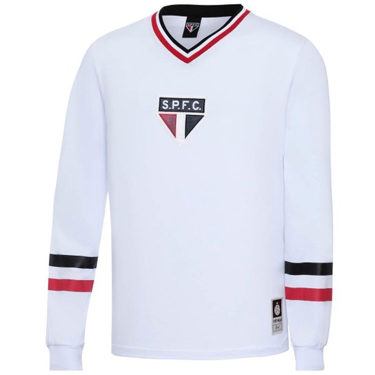 Camisa São Paulo Retrô 1938 Manga Longa Masculina