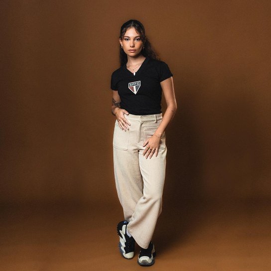 Camisa São Paulo Retrô 1948 Feminina