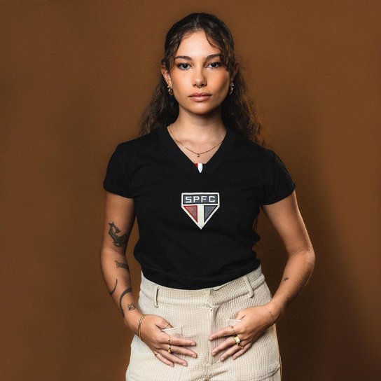 Camisa São Paulo Retrô 1948 Feminina
