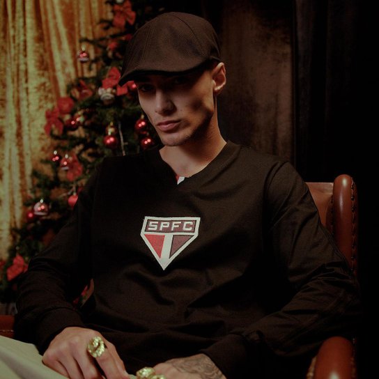 Camisa São Paulo Retrô 1948 Manga Curta Masculino