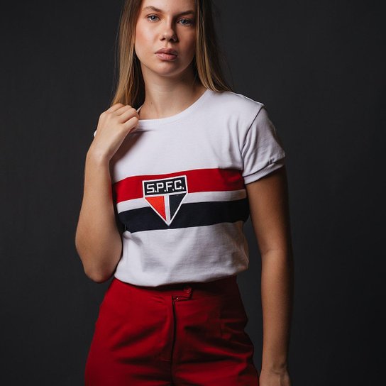 Camisa São Paulo Retrô 1970 Feminina