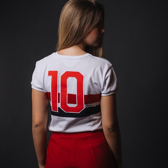 Camisa São Paulo Retrô 1970 Feminina
