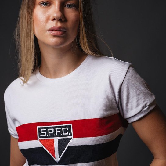 Camisa São Paulo Retrô 1970 Feminina