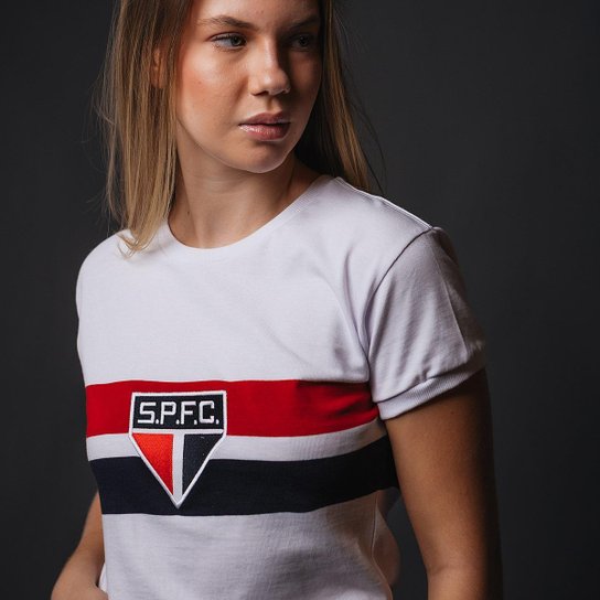 Camisa São Paulo Retrô 1970 Feminina