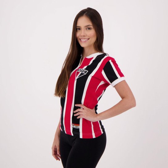 Camisa São Paulo Retrô 1971 Paulistão Feminina