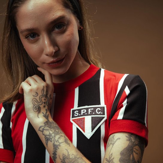Camisa São Paulo Retrô 1976 Feminina