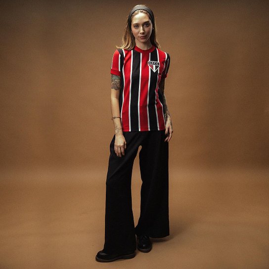 Camisa São Paulo Retrô 1976 Feminina