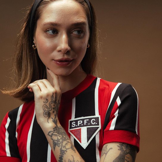 Camisa São Paulo Retrô 1976 Feminina