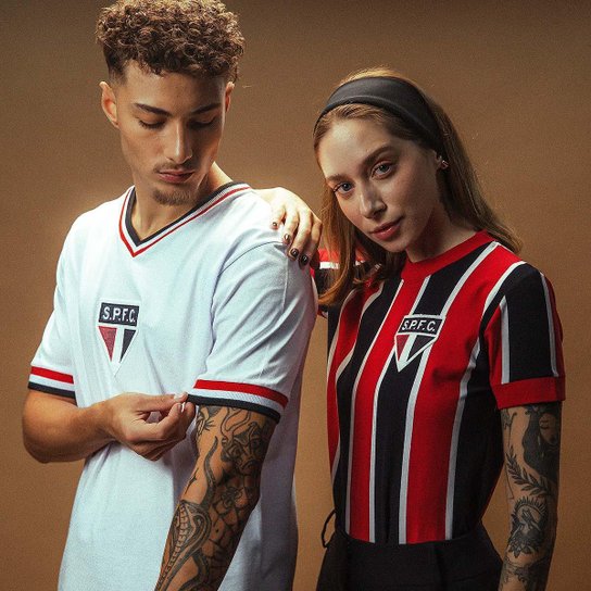 Camisa São Paulo Retrô 1976 Feminina