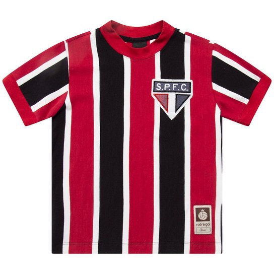 Camisa São Paulo Retrô 1976 Infantil