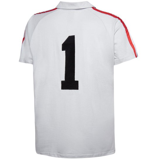 Camisa São Paulo Retrô 1980 Manga Curta Masculina