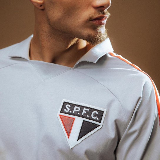 Camisa São Paulo Retrô 1980 Manga Curta Masculina