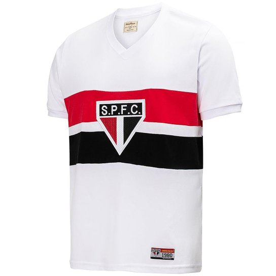 Camisa São Paulo Retrô 1980 Masculina