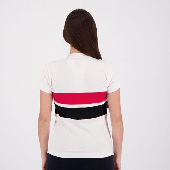 Camisa São Paulo Retrô 1980 Paulistão Feminina