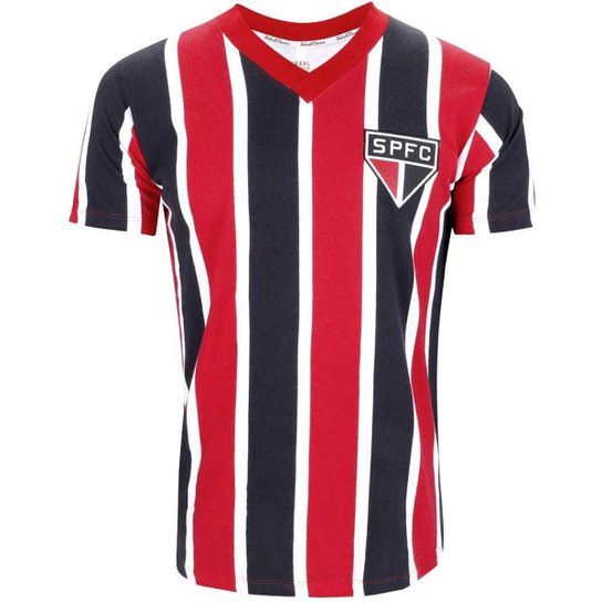 Camisa São Paulo Retrô 1991 Listrada Away Masculina
