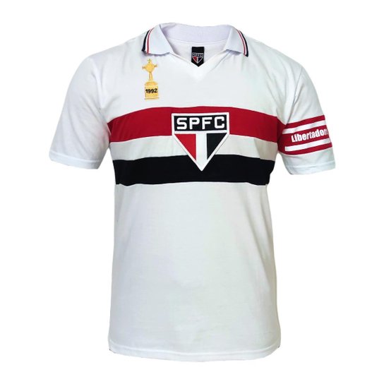 Camisa São Paulo Retro 1992 Libertadores Capitão Edição Especial - Masculino