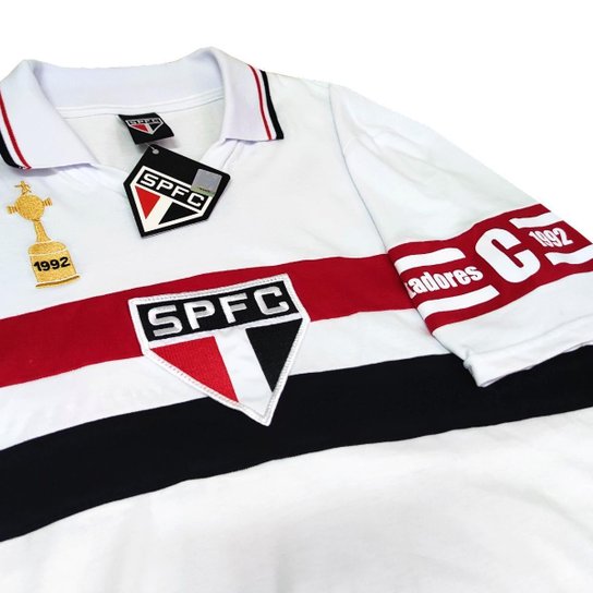 Camisa São Paulo Retro 1992 Libertadores Capitão Edição Especial - Masculino