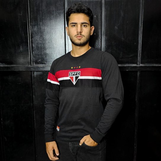 Camisa São Paulo Retro Goleiro 2005 Manga Longa Oficial