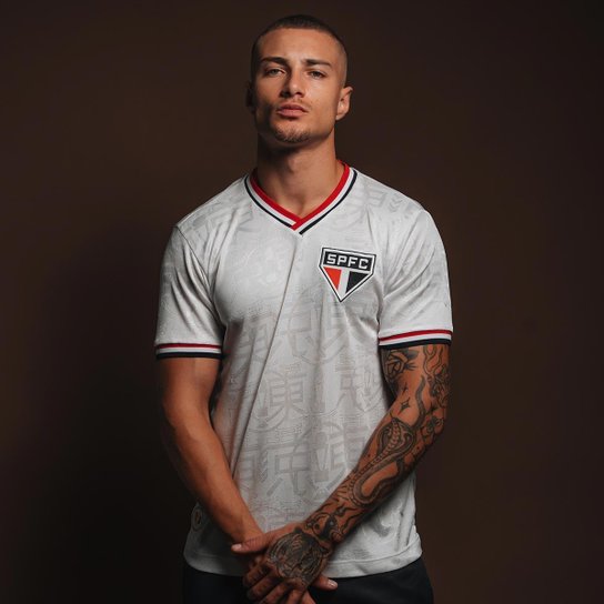 Camisa São Paulo Retrô Tokyo 1993 Branca Masculina