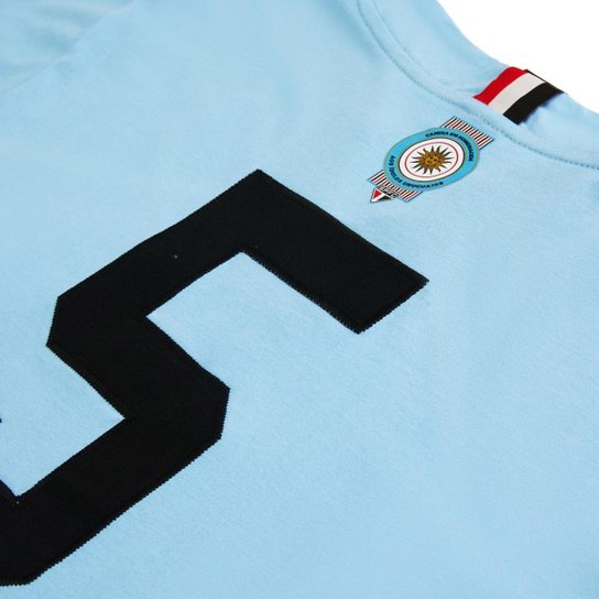 Camisa São Paulo Retrô Uruguai nº 5 Coleção Ídolos Masculina