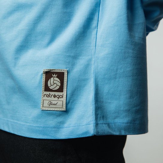 Camisa São Paulo Retrô Uruguai nº 5 Manga Longa Masculina