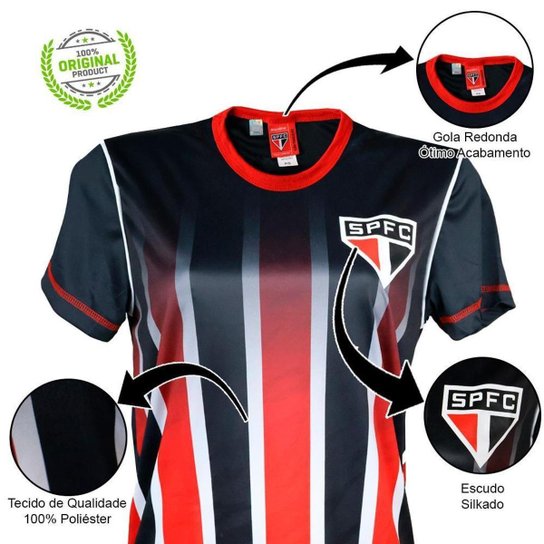 Camisa São Paulo Ser Feminina Licenciada