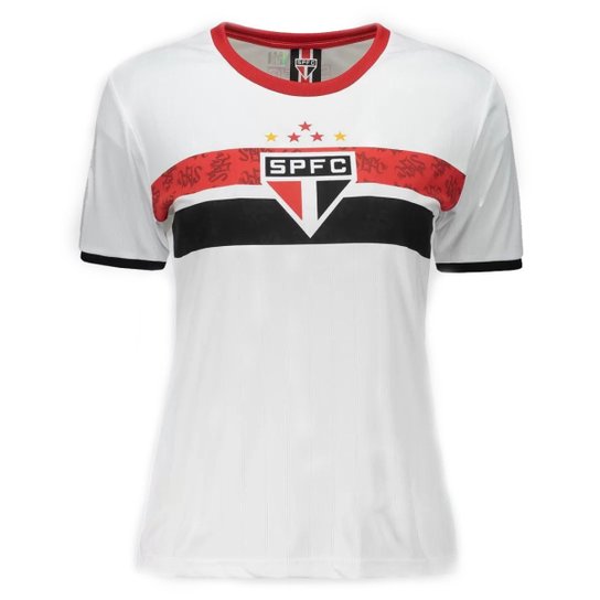 Camisa São Paulo Stencil Feminina