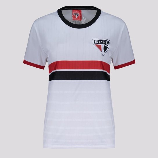 Camisa São Paulo Tela Feminina Branca