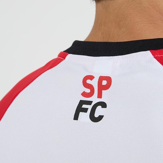 Camisa São Paulo Torcedor Raglan Dry Branca