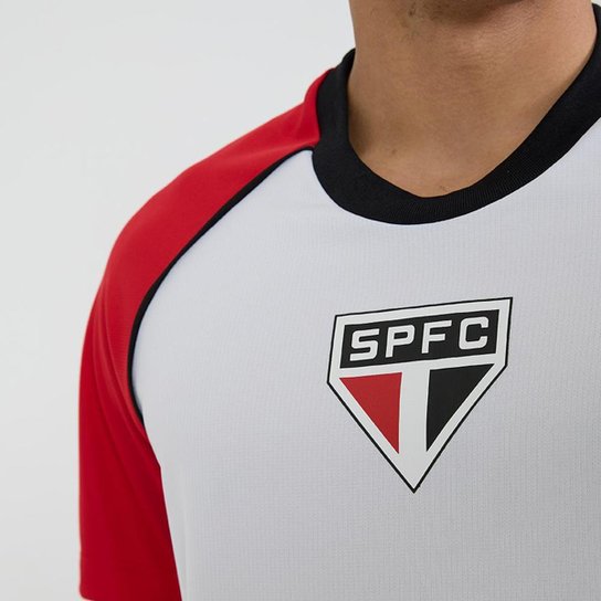 Camisa São Paulo Torcedor Raglan Dry Branca
