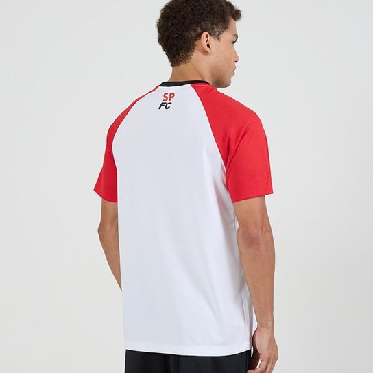 Camisa São Paulo Torcedor Raglan Dry Branca
