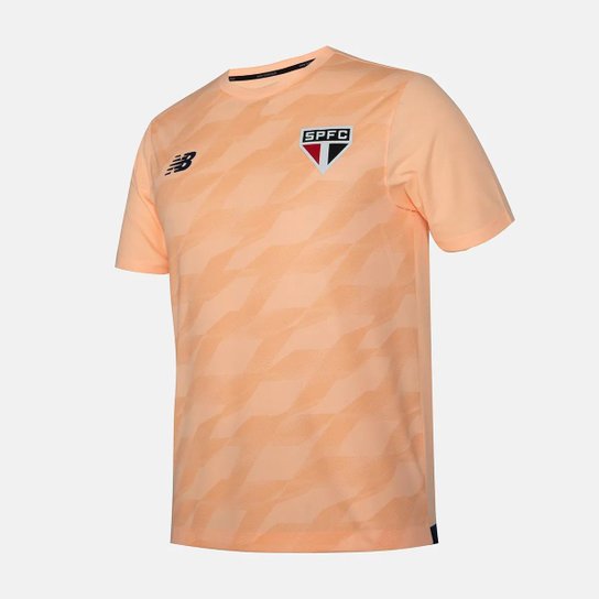 Camisa São Paulo Treino2024 Laranja Neon New Balance Oficial