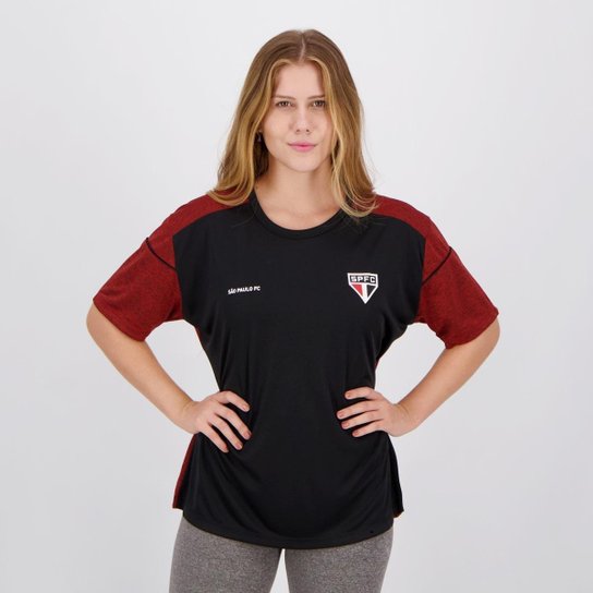 Camisa São Paulo Windy Feminina Preta
