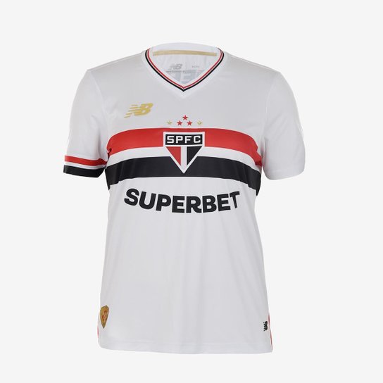 Camisa Torcedor Home Spfc 2025 C/P Feminina