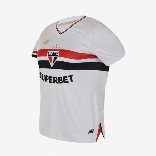 Camisa Torcedor Home Spfc 2025 C/P Feminina