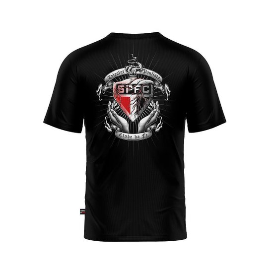 Camiseta Classica Oficial São Paulo Tricolor Masculina