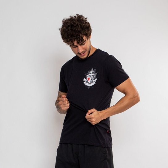 Camiseta Classica Oficial São Paulo Tricolor Masculina