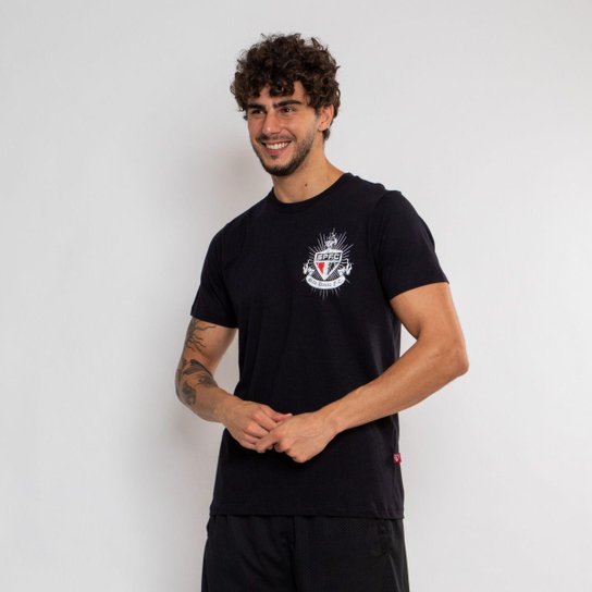 Camiseta Classica Oficial São Paulo Tricolor Masculina