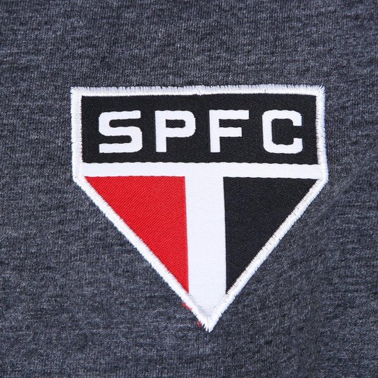 Camiseta Cropped São Paulo Pond Manga Longa Feminina