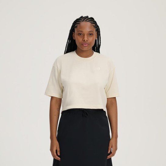 Camiseta Cropped Small Logo Feminina